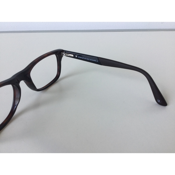 Emanuel Strazzi Panache Eyeglasses ESP3-1243 Brown Frame 52-19-140 - Picture 4 of 9